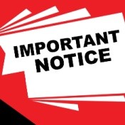 reads important notice