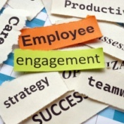 employee engagement written on slips of paper